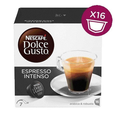 Dolce Gusto - Tasses à café expresso intenso 16 pièces
