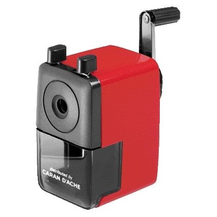 Caran d'ache - Taille-crayon plastique rouge
