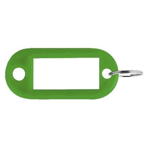 Pavo - Etiquette clé plastique vert 100 pièces
