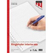 Quantore - Innen A4 23-Loch-Linie 100 Blatt | 5 Stück