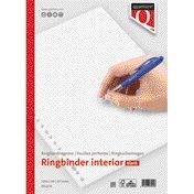 Quantore - Innen A4 23-Loch blanko 100 Blatt | 5 Stück
