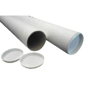CleverPack - Versandrohr A1 650x50x1,5 mit Kappen weiß Packung à 5 Stück
