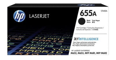 HP -  Originele 655A zwarte LaserJet tonercartridge