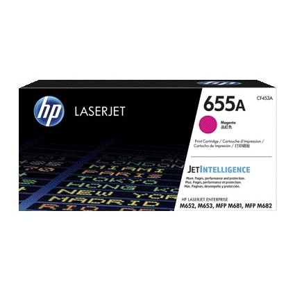 HP - Cartouche toner cf453a 655a rouge