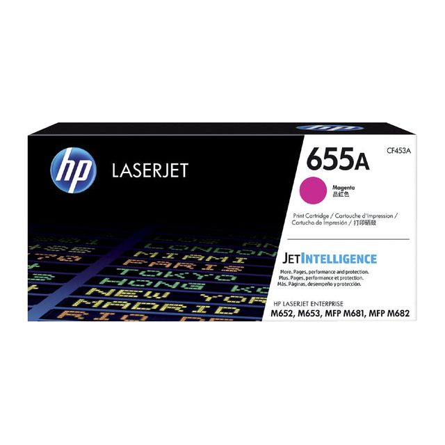 HP - Toner 655A, 10 500 pages, OEM OEM CF453A, Magenta