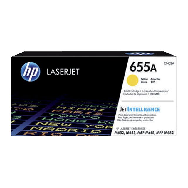 HP - Tonercartridge hp cf452a 655a geel