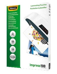 Fellowes - Pochette de plastification a3 2x100microns