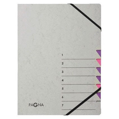 PAGNA - Dossier de tri Easy A4 7 onglets violet lilas