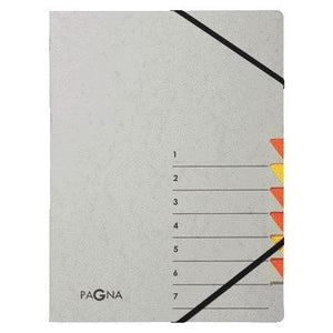 Pagna -  Sorteermap  easy a4 7tabs geel oranje