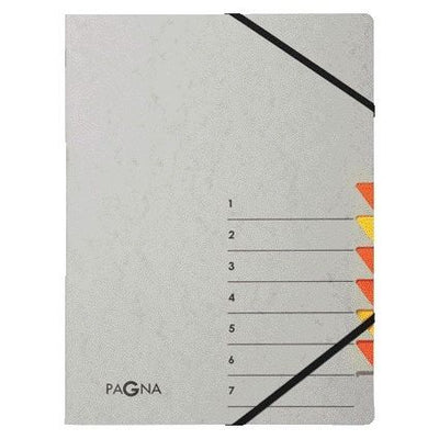 Pagna -  Sorteermap  easy a4 7tabs geel oranje