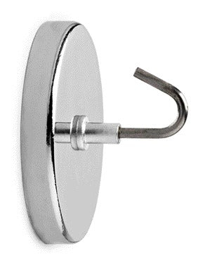 Maul -  Magneet met haak  ø52mm trekkracht 9kg chroom