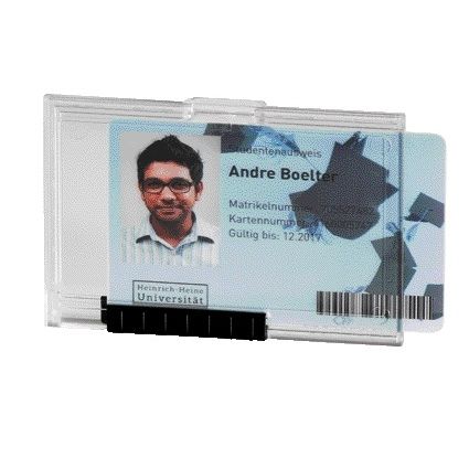 Durable - Badge 8922 Pushbox mono 10 pièces