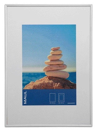 MAUL - Cadre photo design 30x40cm cadre aluminium argent | 6 pièces