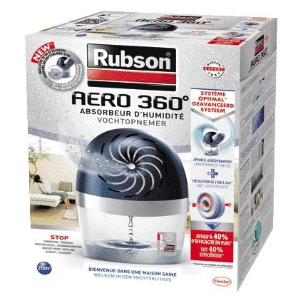 Rubson - Système absorbeur d'humidité Aero 360 complet