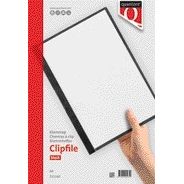 Quantore - Klemmmappe A4 3mm schwarz | 5 Stück