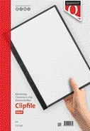 Quantore -  Klemmap 3mm zwart | 25 stuks