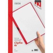 Quantore - Klemmbrett A4 3mm rot | 25 Stück