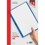 Quantore - Klemmmappe A4 3mm dunkelblau | 25 Stück