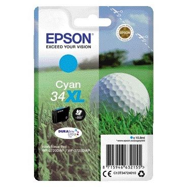 Epson -  Inktcartridge 34XL T3472 blauw