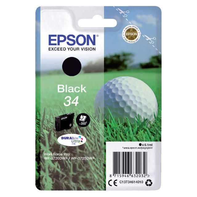 Epson - Inkcartridge Epson 34 T3461 Black