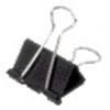 MAUL - Pince à papier 213 Foldback 32mm noir 12 pièces