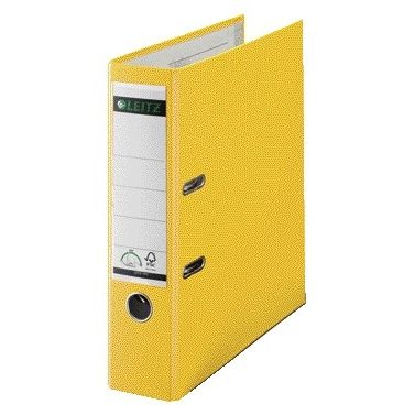 Leitz -  Ordner  1010 180° 80mm pp a4 geel