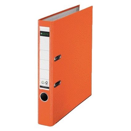 Leitz - Ordner 1015 180° 50mm PP A4 orange | 20 pièces