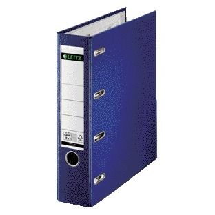Leitz -  Giro bank ordner  a4 dubb mech 80mm pp bl | 5 stuks