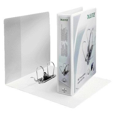 Leitz - Ordner 4226 panorama 180° 75mm PP A4 maxi 3 pochettes blanc