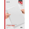 Quantore - Dossier d'insertion modèle L A4 PP grain 0,12mm 25 pièces