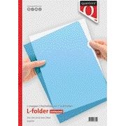 Quantore -  L-map a4 pp 0.12 blauw | 4 stuks