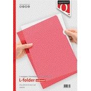 Quantore - Einsteckmappe L-Modell A4 PP 0,12mm rot 25 Stück