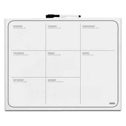 Desq -  Planbord week  40x50cm + marker magn