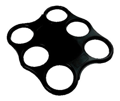 Quantore - Plateau à tasses pour 6 tasses noir