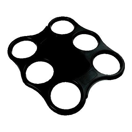 Quantore - Tassenablage für 6 Tassen schwarz