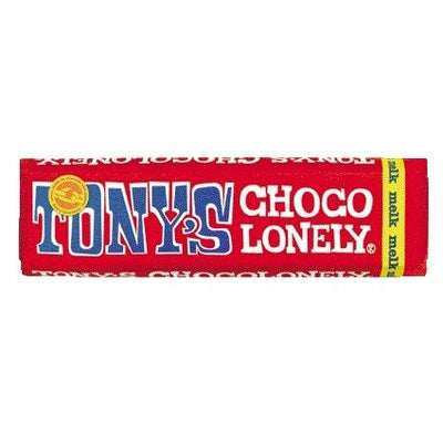 Tony's Chocolonely -  Chocolade tony chocolonely melk reep 50gr | 35 stuks