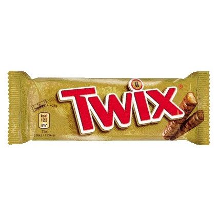 Twix - Barre chocolatée 25x50 grammes