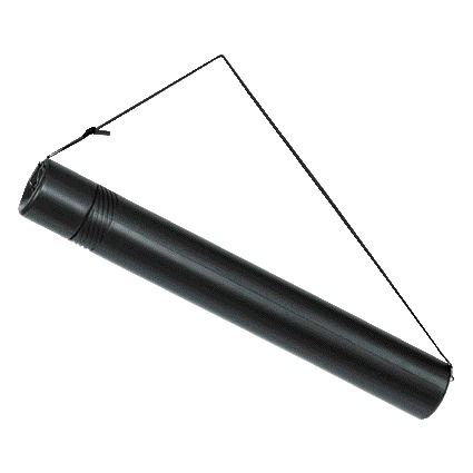 Linex -  Tekeningkoker  zoom 50-90cm dia 6cm zwart