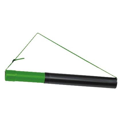 Linex -  Tekeningkoker zoom 70 tot 124cm doorsnee 7.5cm zwart | 12 stuks