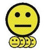 Smit Visual - Aimant smiley 75mm émotion jaune neutre 5 pièces