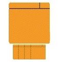Smit Visual - Scrum magnétique 75x75mm orange 5 pièces