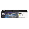 HP - Cartouche d'encre m0j98ae 991x jaune