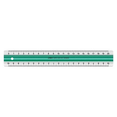 Linex -  Liniaal  super s20 20cm transparant | 10 stuks