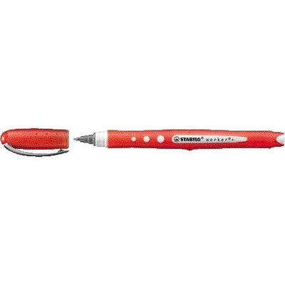 Stabilo -  worker+ colorful, Rollerball 0.5 mm, rood, per stuk