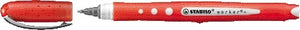 Stabilo -  worker+ colorful, Rollerball, Medium 0.5 mm, doos 10 stuks, rood | 10 stuks