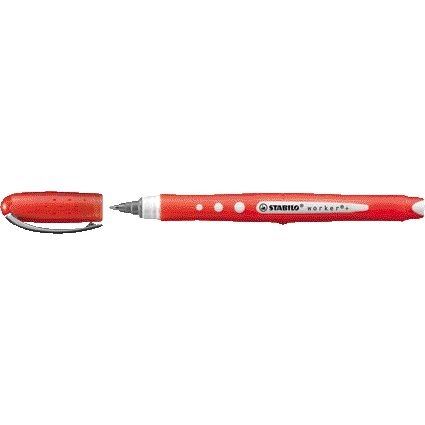 STABILO - Stylo roller ouvrier coloré 2019/40 rouge moyen | 10 pièces
