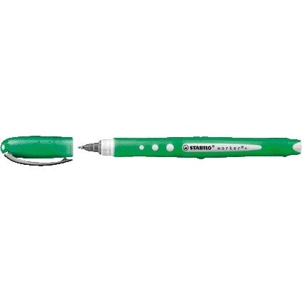 Stabilo - Stylo roller ouvrier coloré 2019/36 vert moyen | 10 pièces