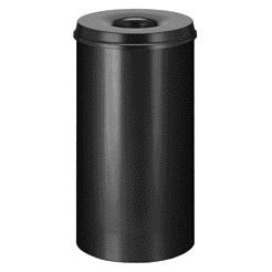 Vepa Bins - Poubelle à papier avec pare-flammes Vepabins 50 litres 335mm noir