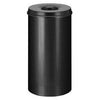 Vepa Bins -  Papierbak met vlamdover Vepabins 50 liter 335mm zwart
