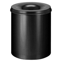 Vepa Bins - Poubelle à papier avec pare-flammes Vepabins 80 litres 47cm Noir